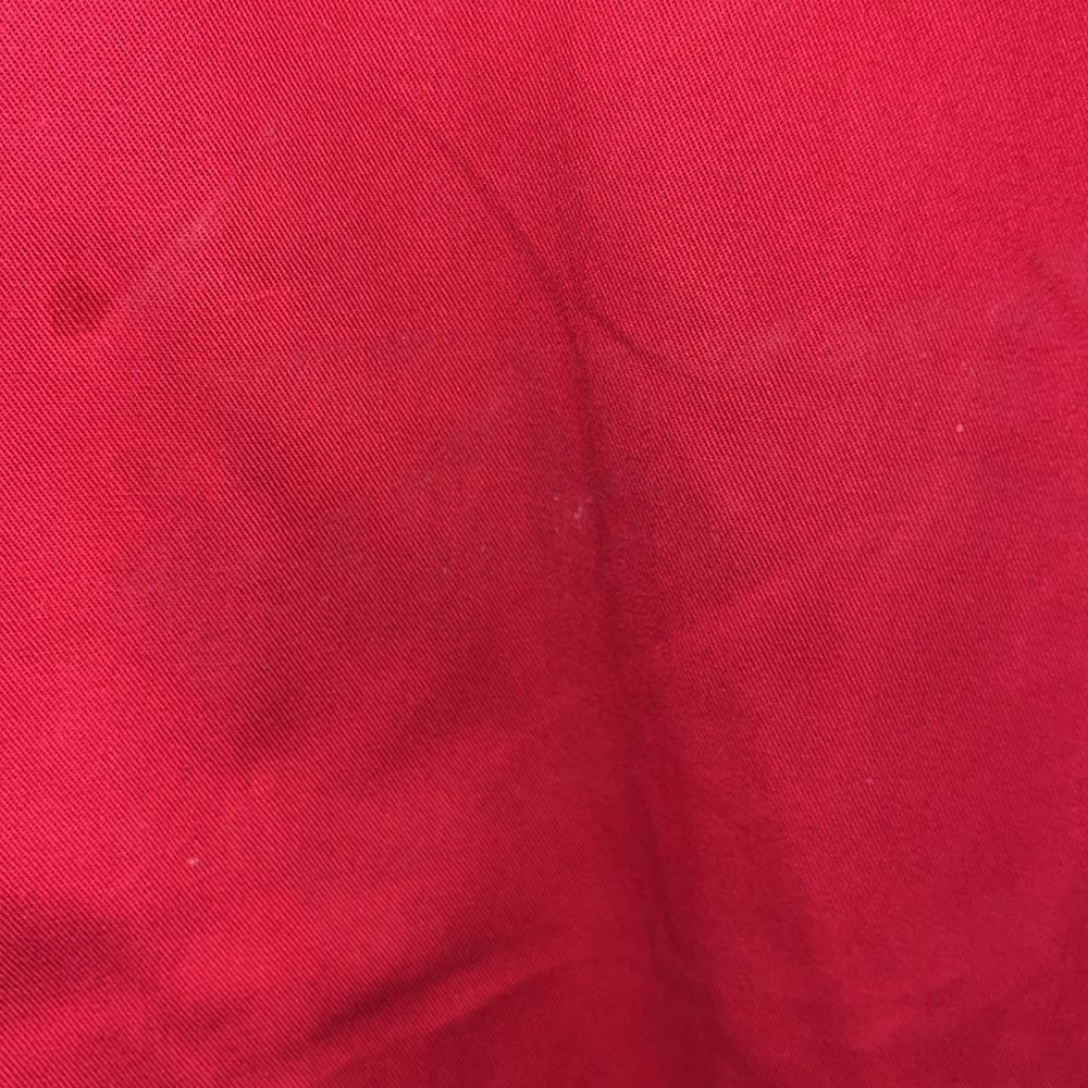 Red Polo Ralph Lauren Blue Pony LS Blake shirt L w/ stains small spots used - Picture 5 of 6